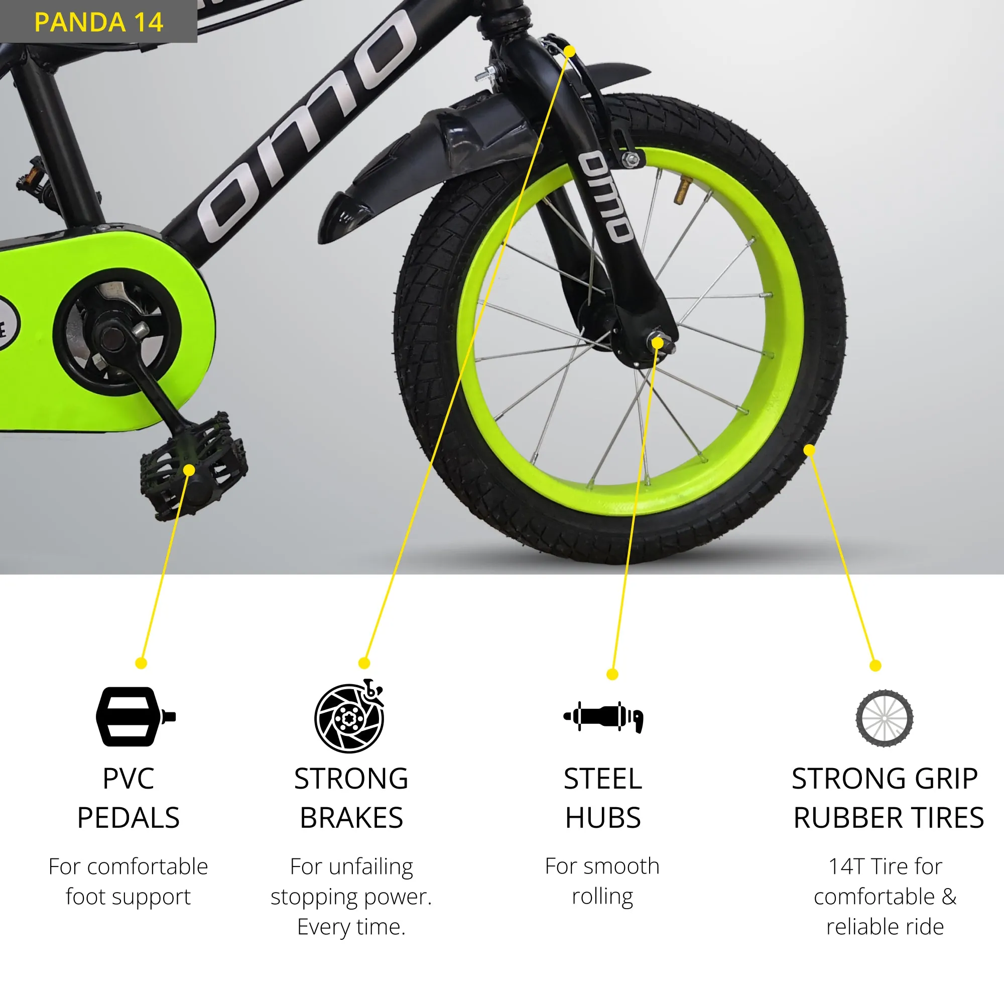 Panda 14T - Kids Bicycle (3 to 5 Years)