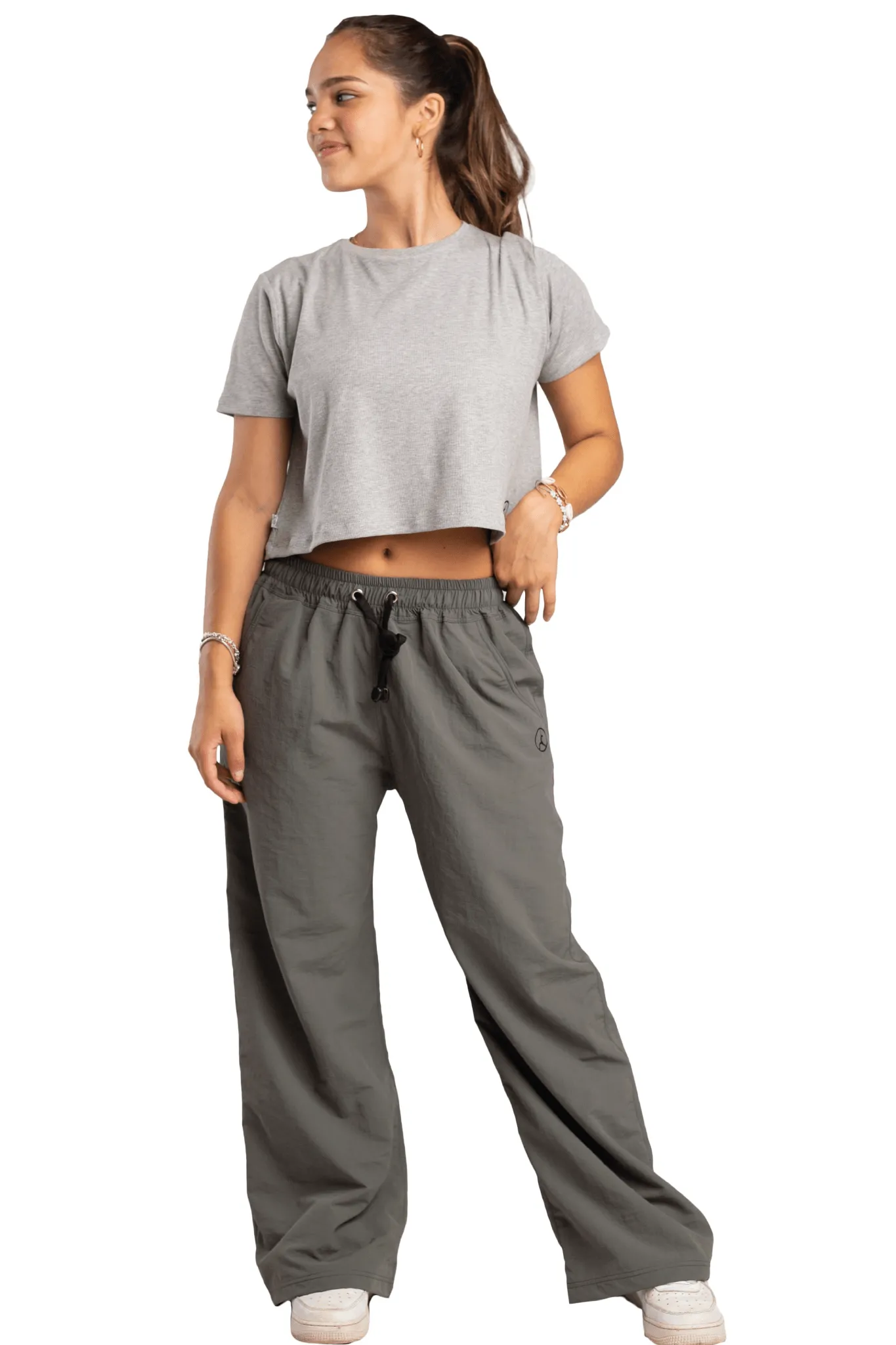 PANTALON PALAZZO GRIS