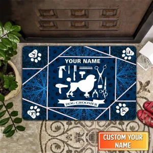Pet Care Salon Pet Home Groomer Personalized Name Doomat 979