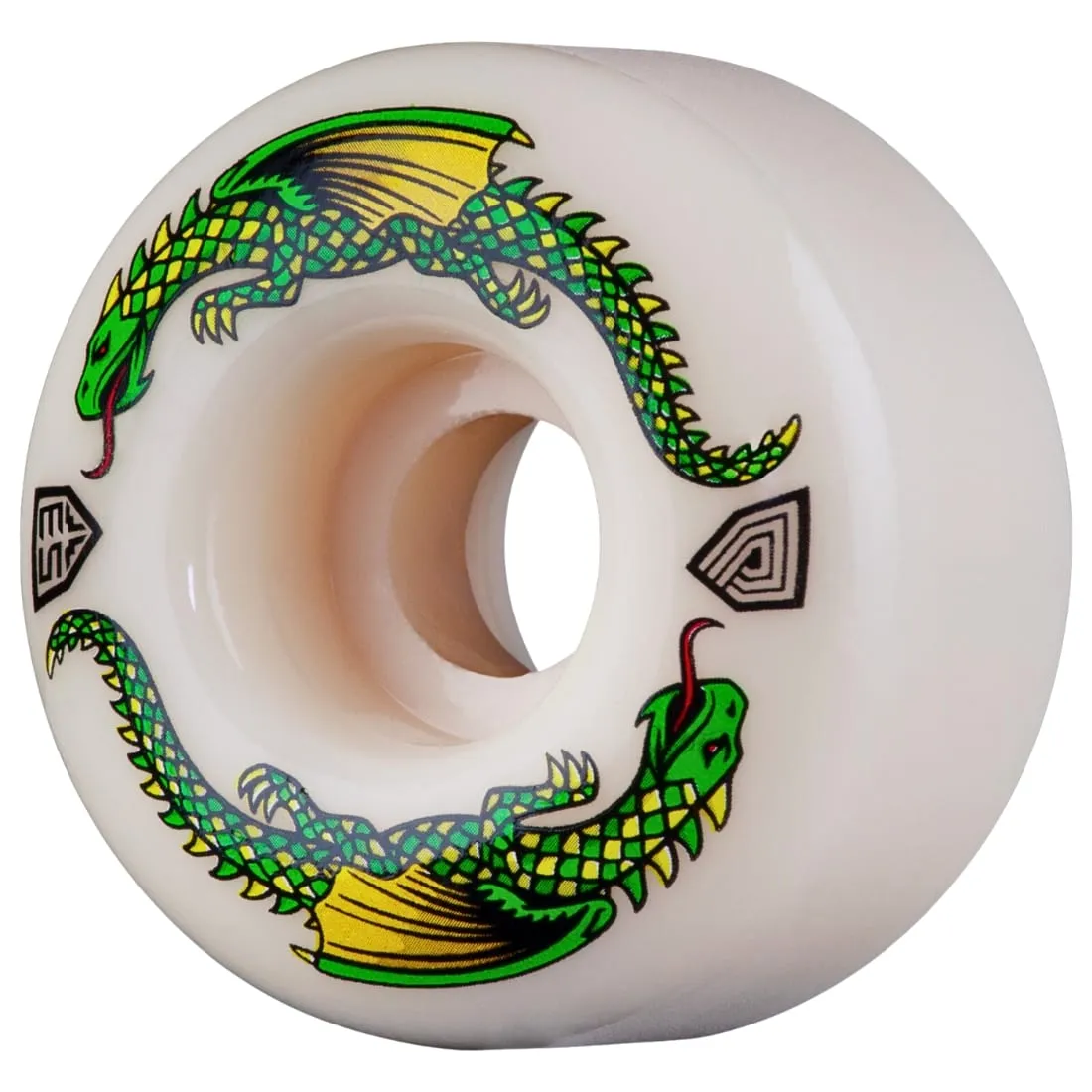 Powell Peralta 52mm 93A Dragon Wheels Skateboard Wheels - Off White