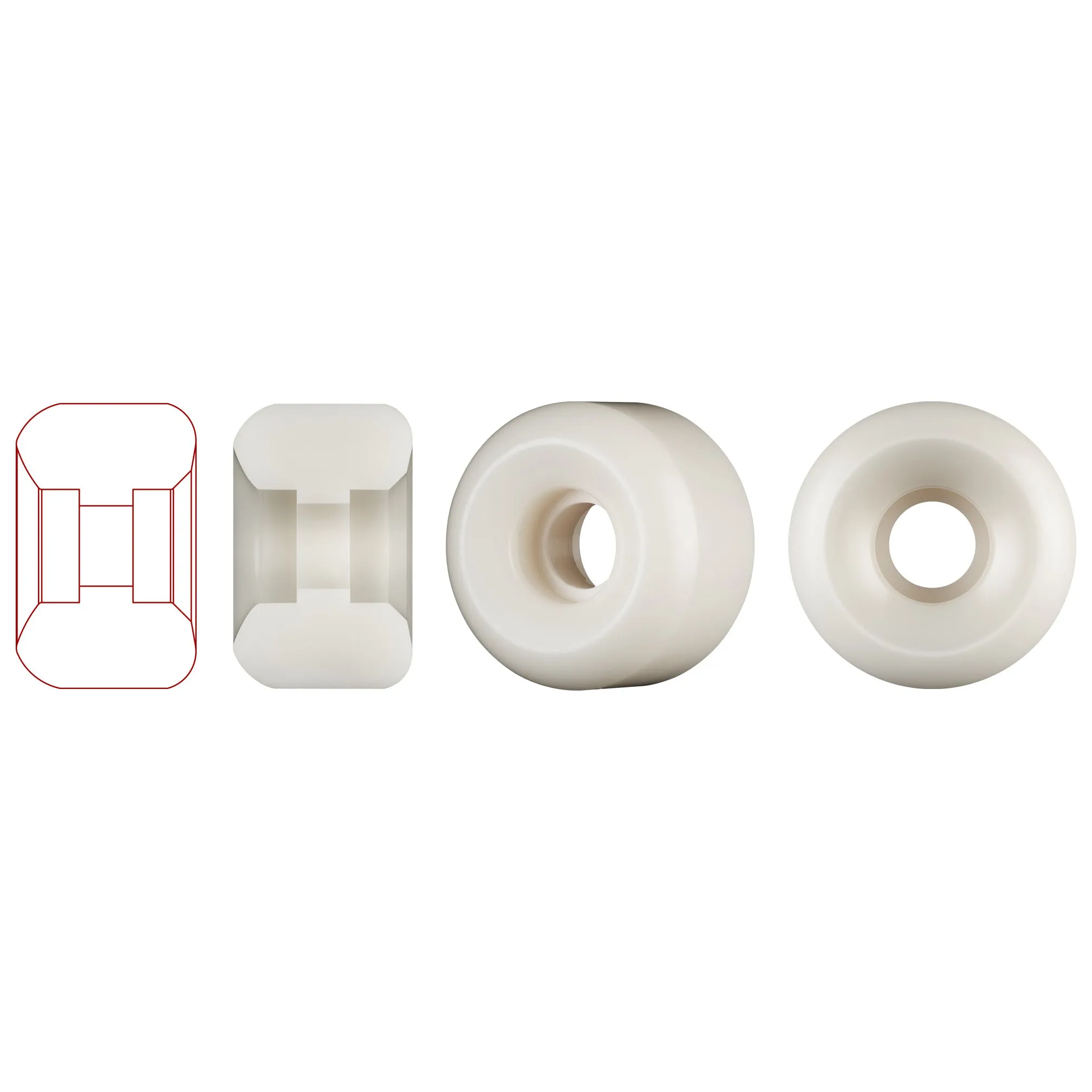 Powell Peralta Dragon Formula Nano Rats Skateboard Wheels