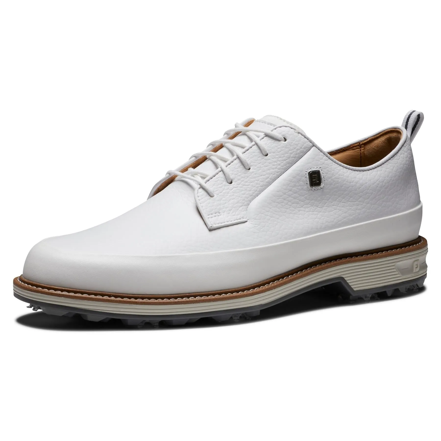Premiere Series Cleated Laced Golf Shoes White/Grey