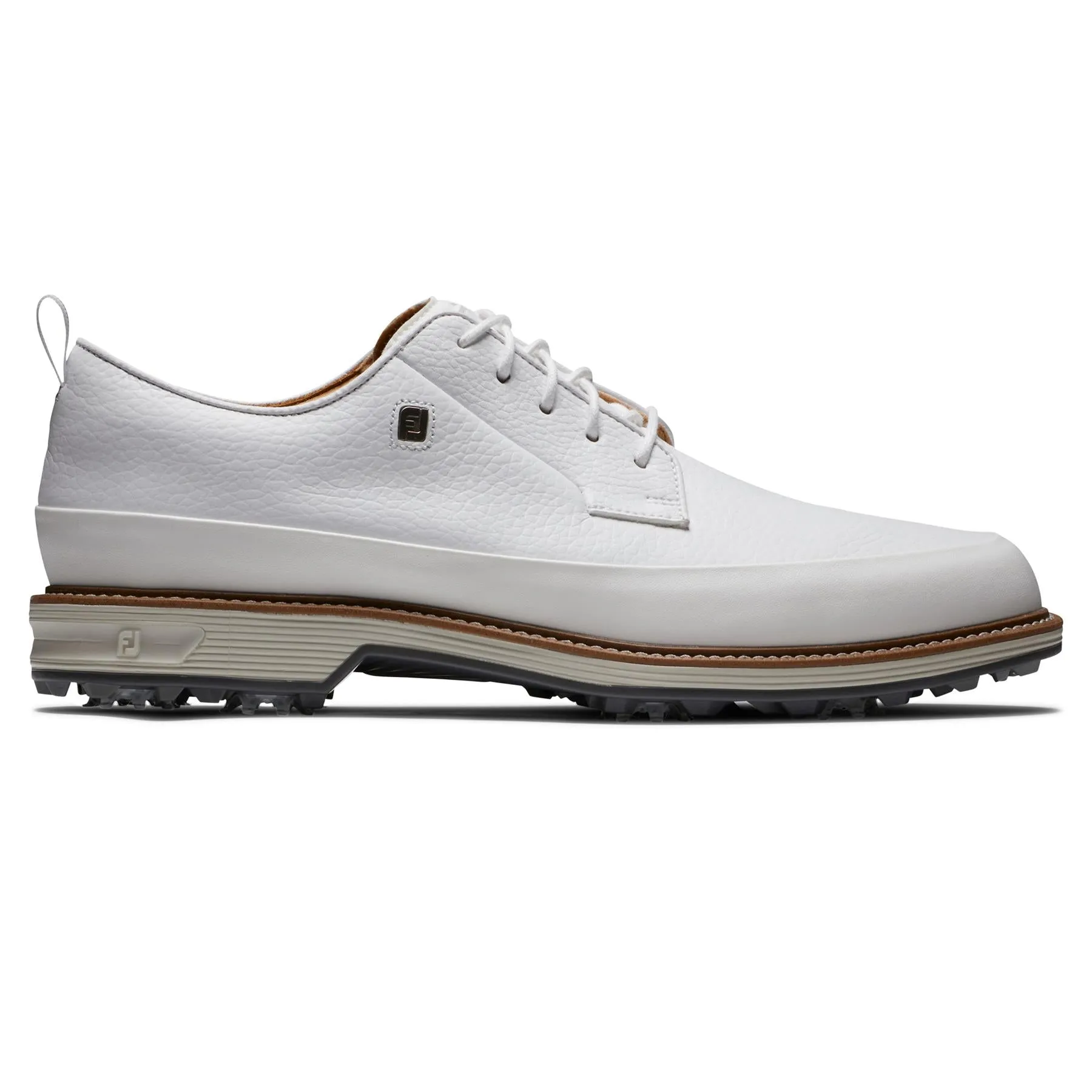 Premiere Series Cleated Laced Golf Shoes White/Grey