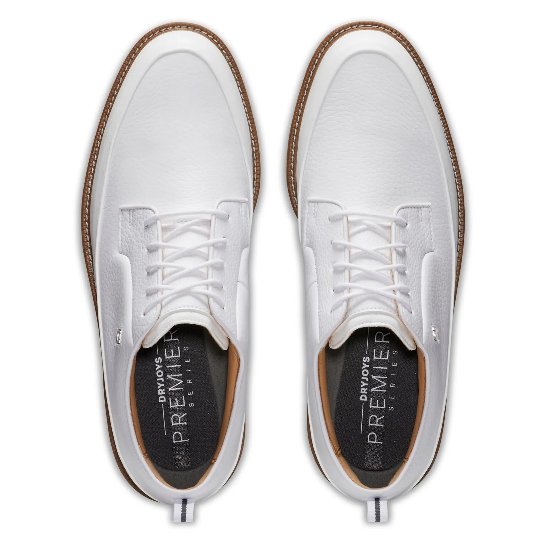 Premiere Series Cleated Laced Golf Shoes White/Grey