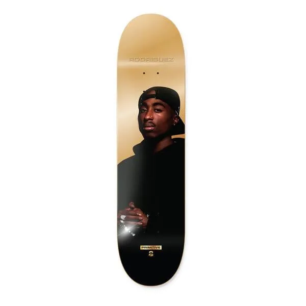 Primitive Tupac Rodriguez Shine Deck Gold x Venom Custom Complete Skateboard - 8.0"