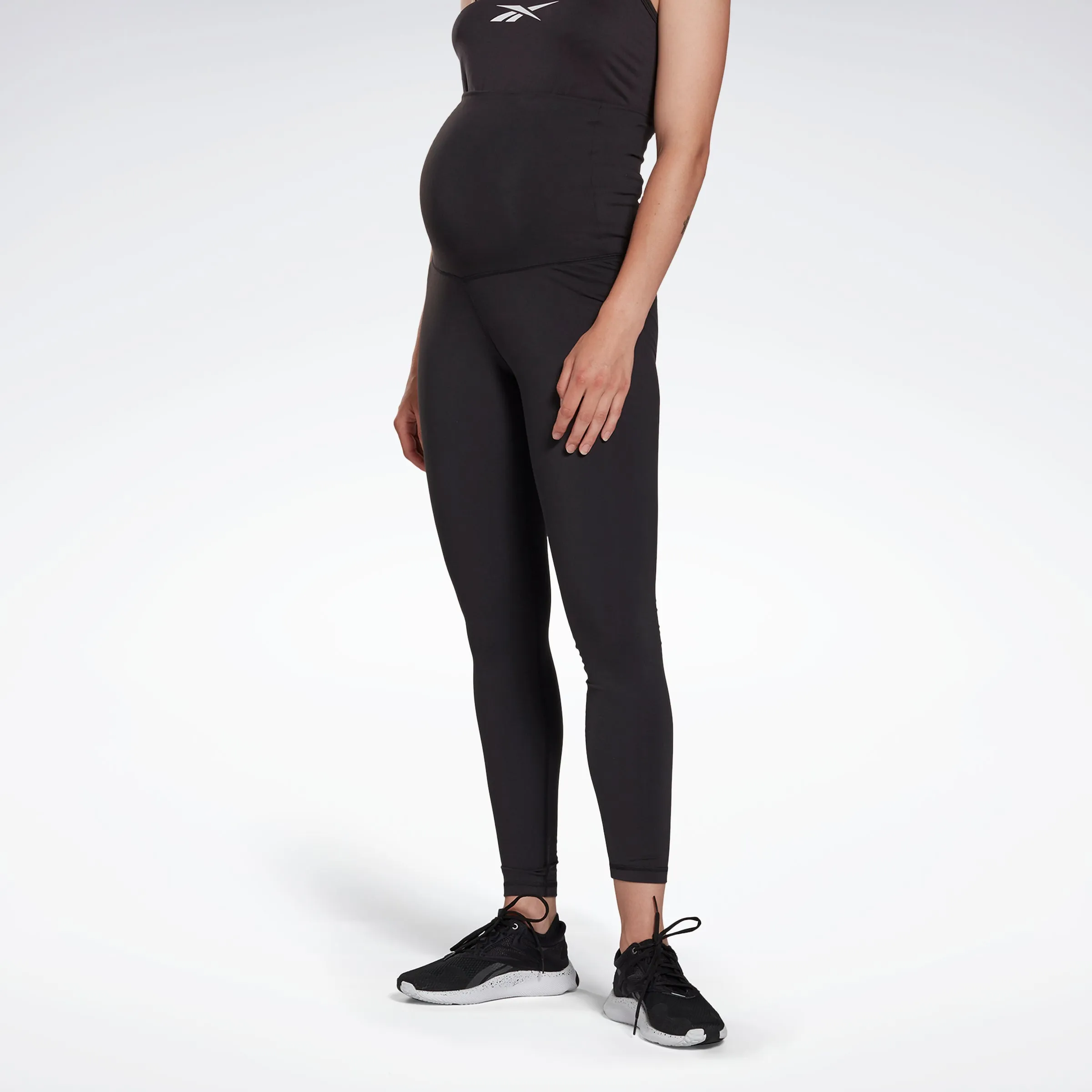 Reebok Apparel Women Reebok Lux Maternity Tights 2.0 Black
