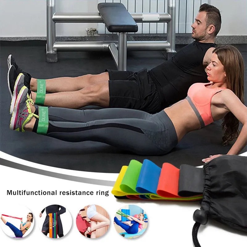Resistance Bands 17 Piece Set Home Workout New HQ  🔥35 % OFF Fast Shipping 4-7 days🔥Today Only