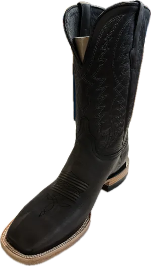 Resistol Boots Men's Black Harman Square Toe Boot
