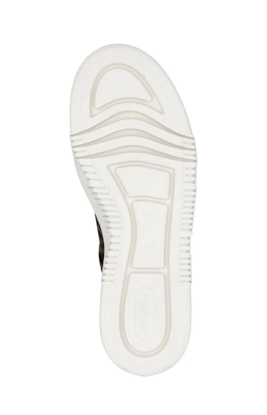 Rieker Zip Trainer in Leopard Print