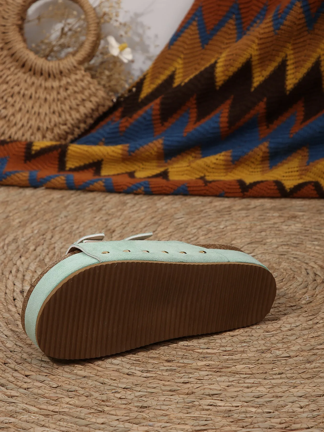 Sage Chunky Sandal