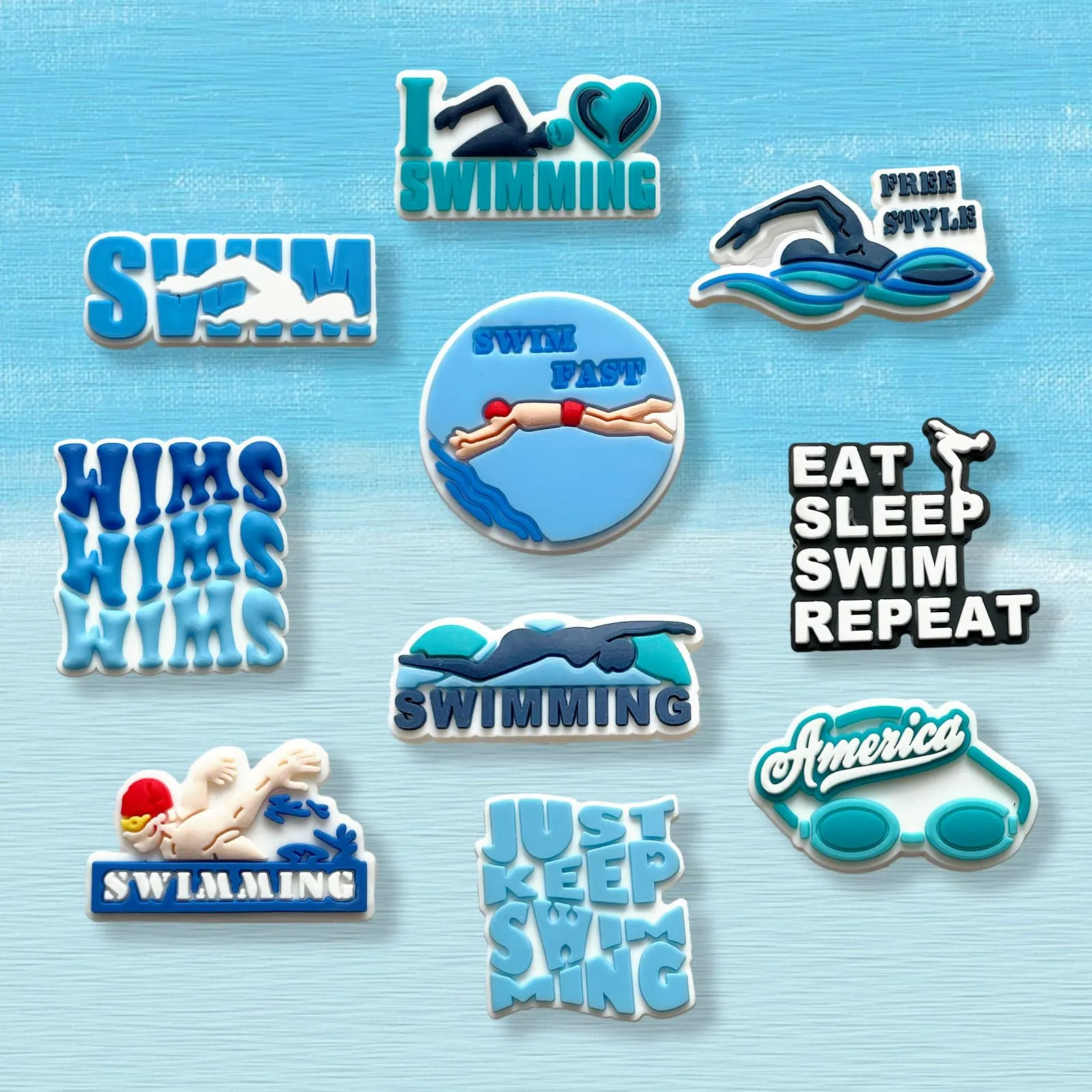 Sea Animals Hawaii Tennis Swim Plants Leaves Flowers Wedding Shoe Charms for Clog Sandals