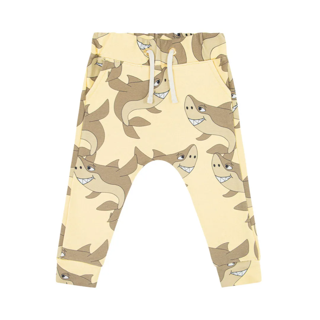 Shark Yellow Joggers - HURRY! Last one 7-8 years