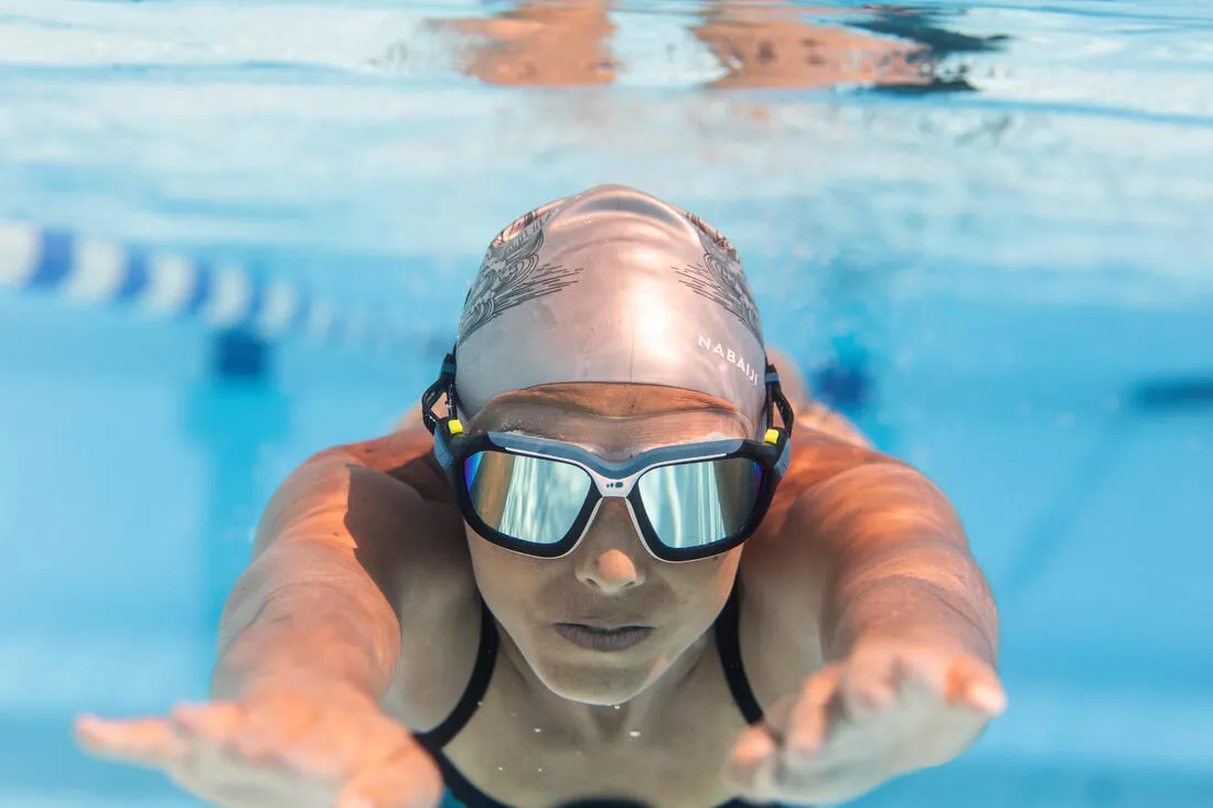 SILICONE SWIM CAP - VOLUME BLACK SEA PRINT