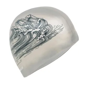 SILICONE SWIM CAP - VOLUME BLACK SEA PRINT