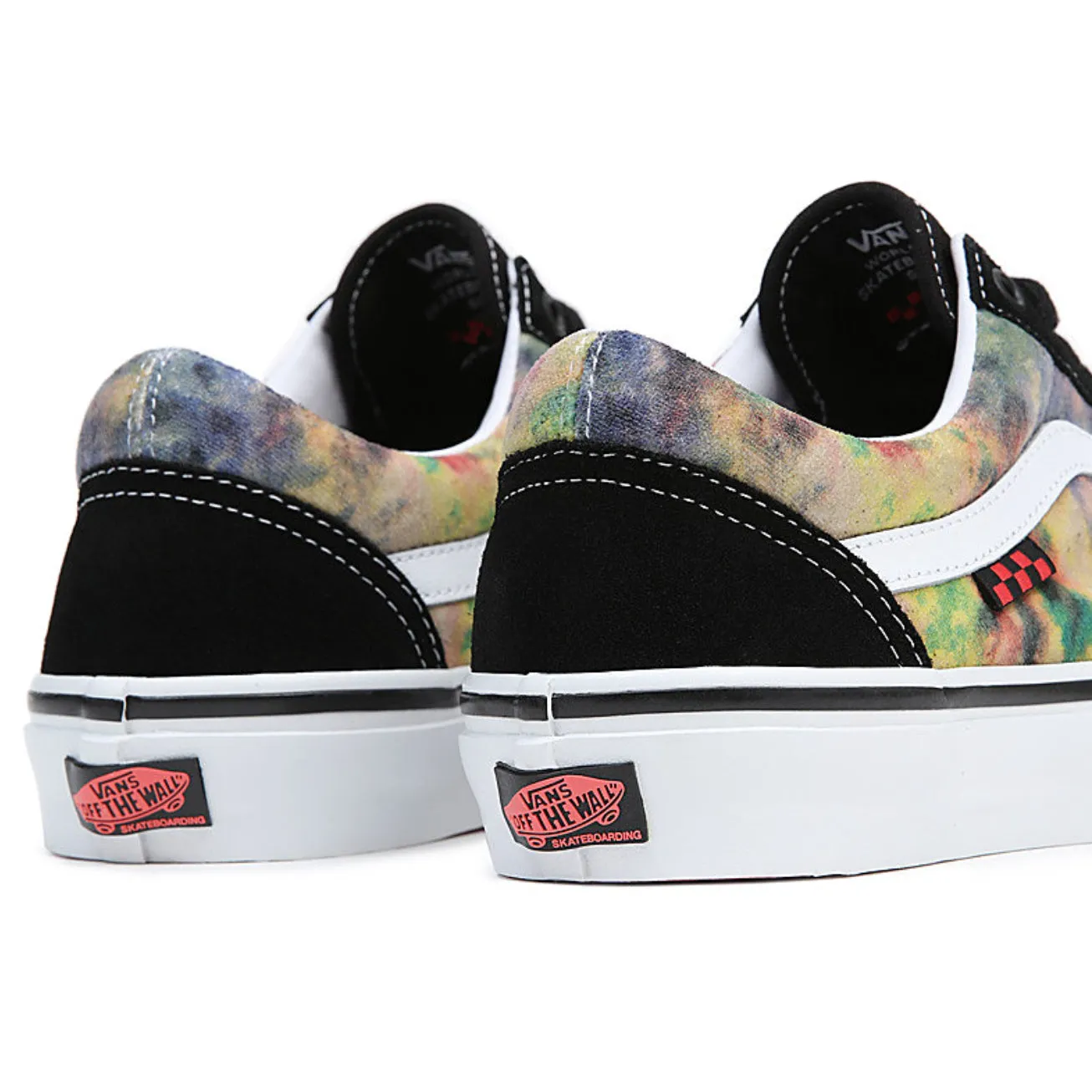 SKATE OLD SKOOL Shoes Tie-Dye Terry Black Multi