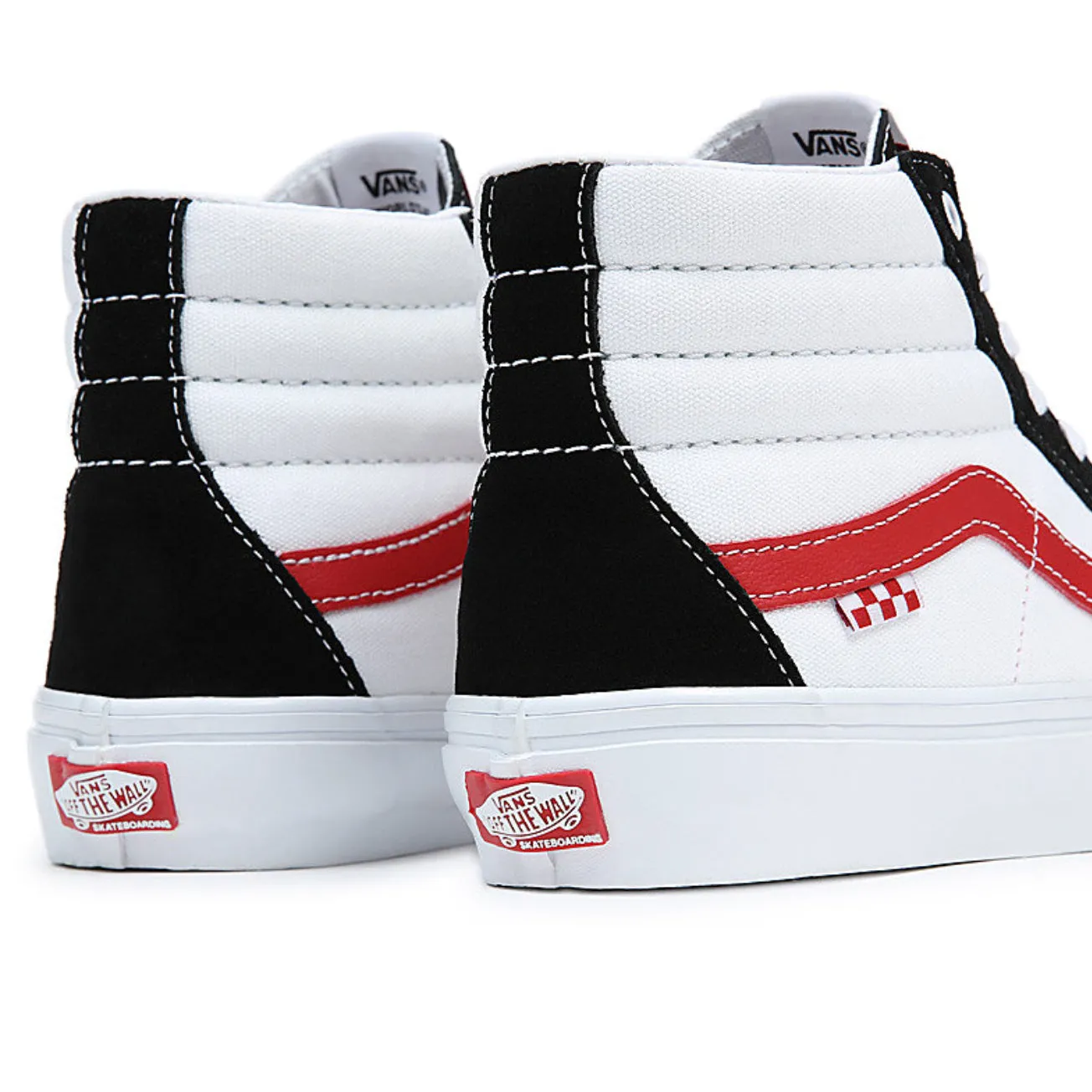 SKATE SK8-HI Shoes Athletic Black Red