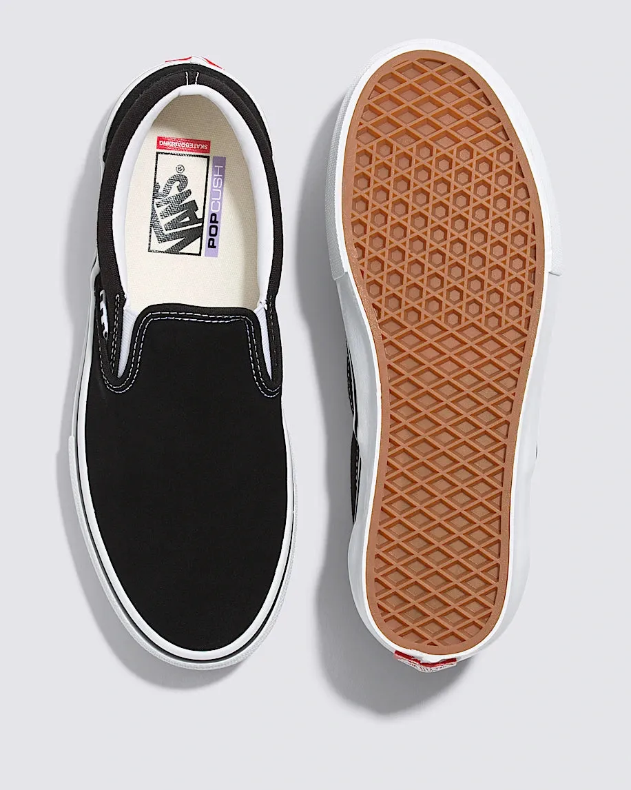 Skate Slip-On Shoes - Black/White