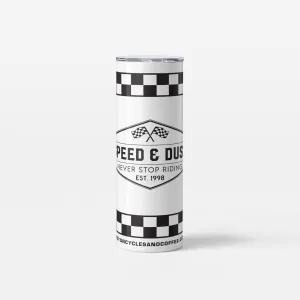 Skinny Tumbler - Speed & Dust Flags
