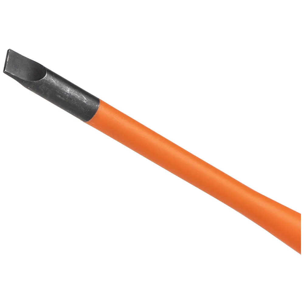 Slim-Tip Insulated Screwdriver, 3/16-Inch Cabinet, 6-Inch Round Shank