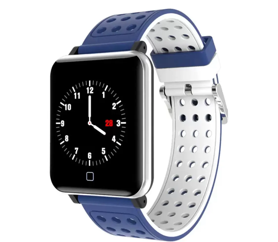 Smart Watch Bracelet Fitness Tracker Blood Oxygen Blood Pressure Heart Rate Monitor Sports