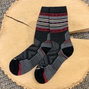 Smartwool Hike Light Cushion Spiked Stripe Crew (men's)