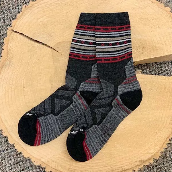Smartwool Hike Light Cushion Spiked Stripe Crew (men's)