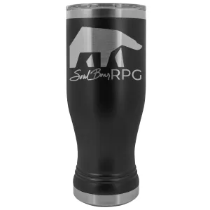 SoulBearRPG Signature Bear Logo 20oz Boho Vacuum Tumbler