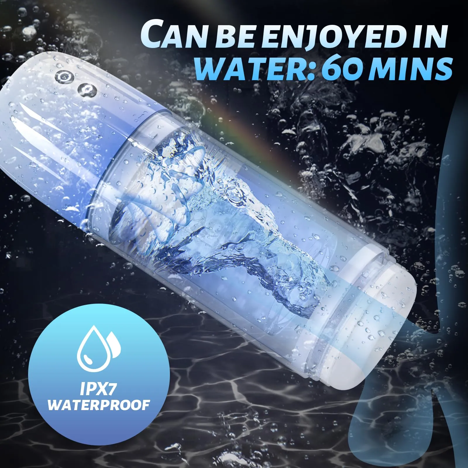 SpaMaster - Water Spa Rotating Male Masturbator with Tongue