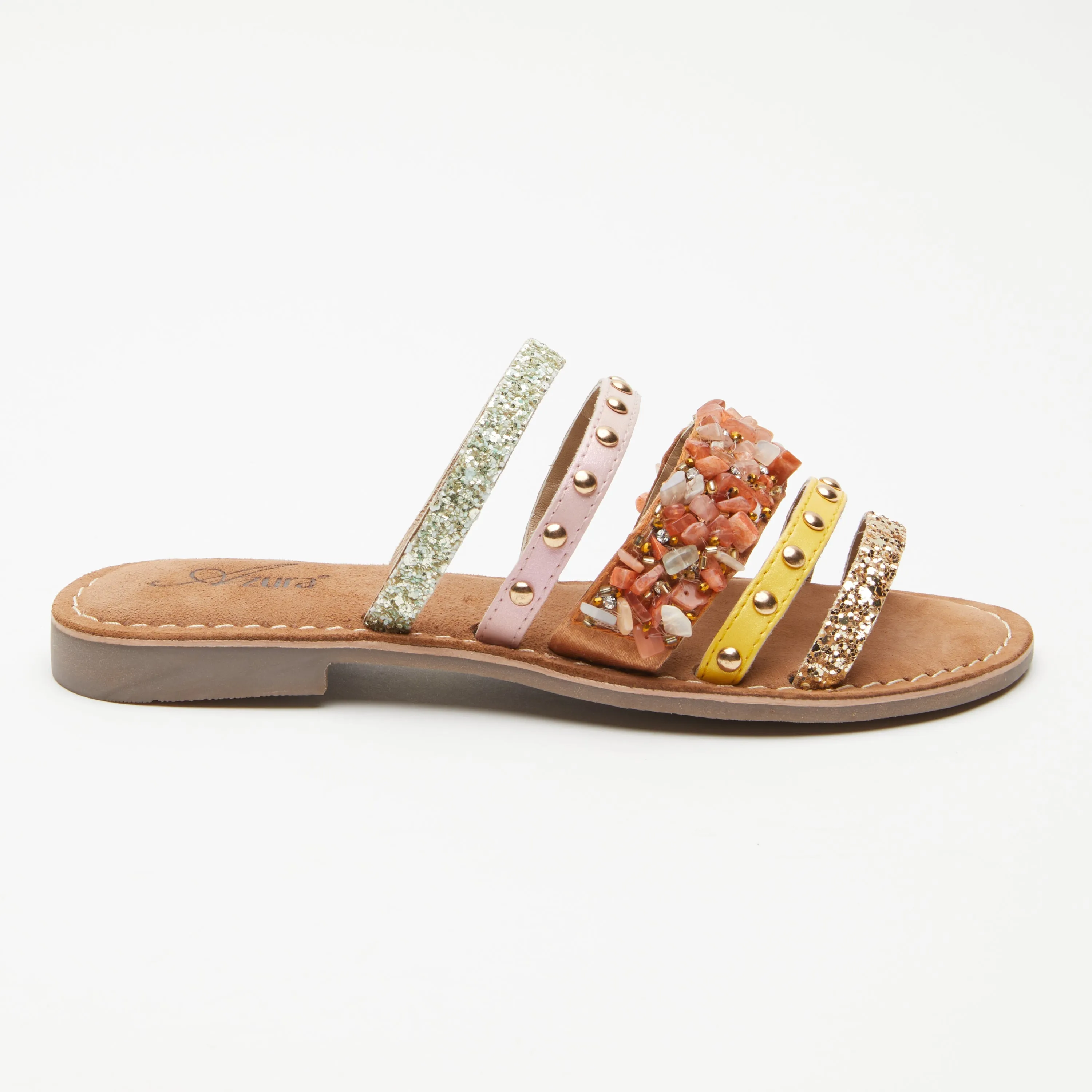 Spring Step Shoes Azura Minerals Sandal Women’s Leather Slide