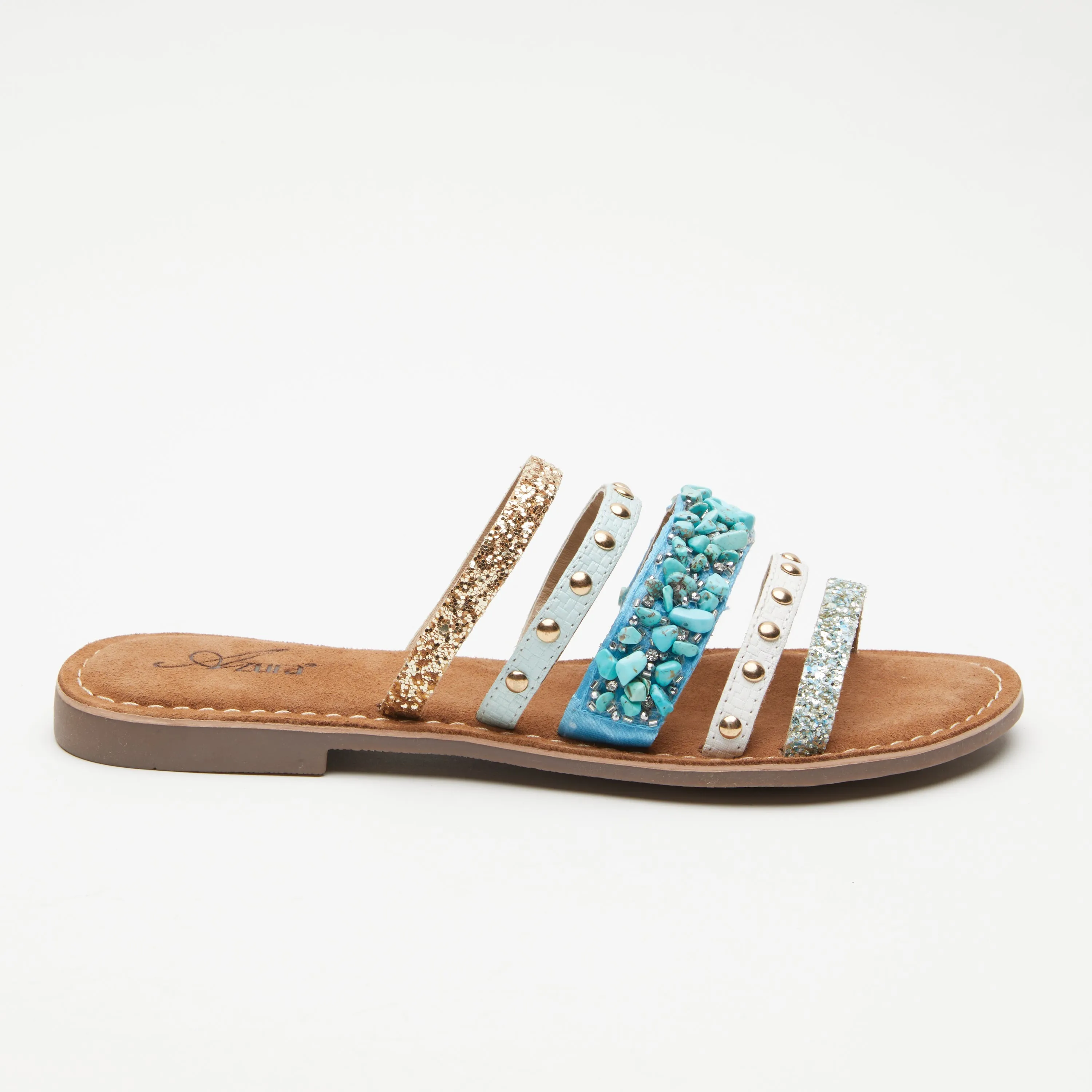 Spring Step Shoes Azura Minerals Sandal Women’s Leather Slide