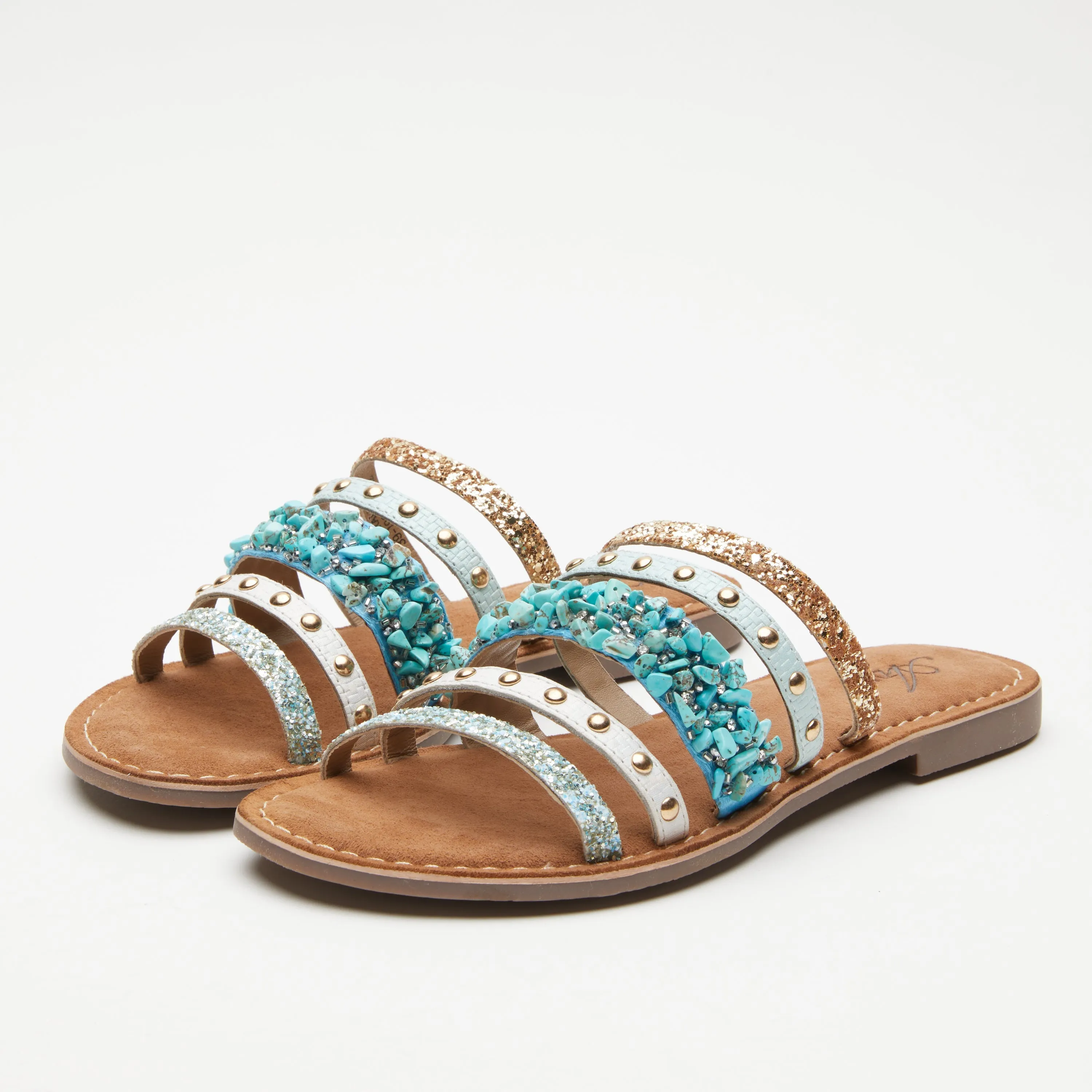 Spring Step Shoes Azura Minerals Sandal Women’s Leather Slide