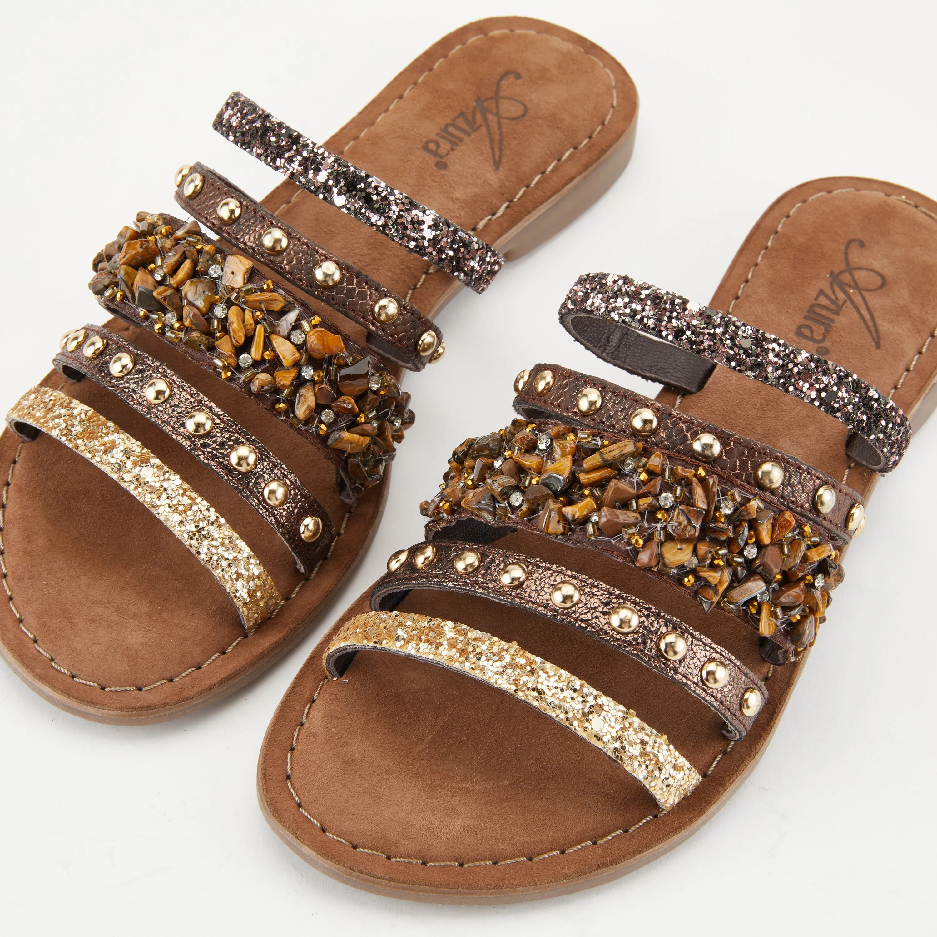 Spring Step Shoes Azura Minerals Sandal Women’s Leather Slide