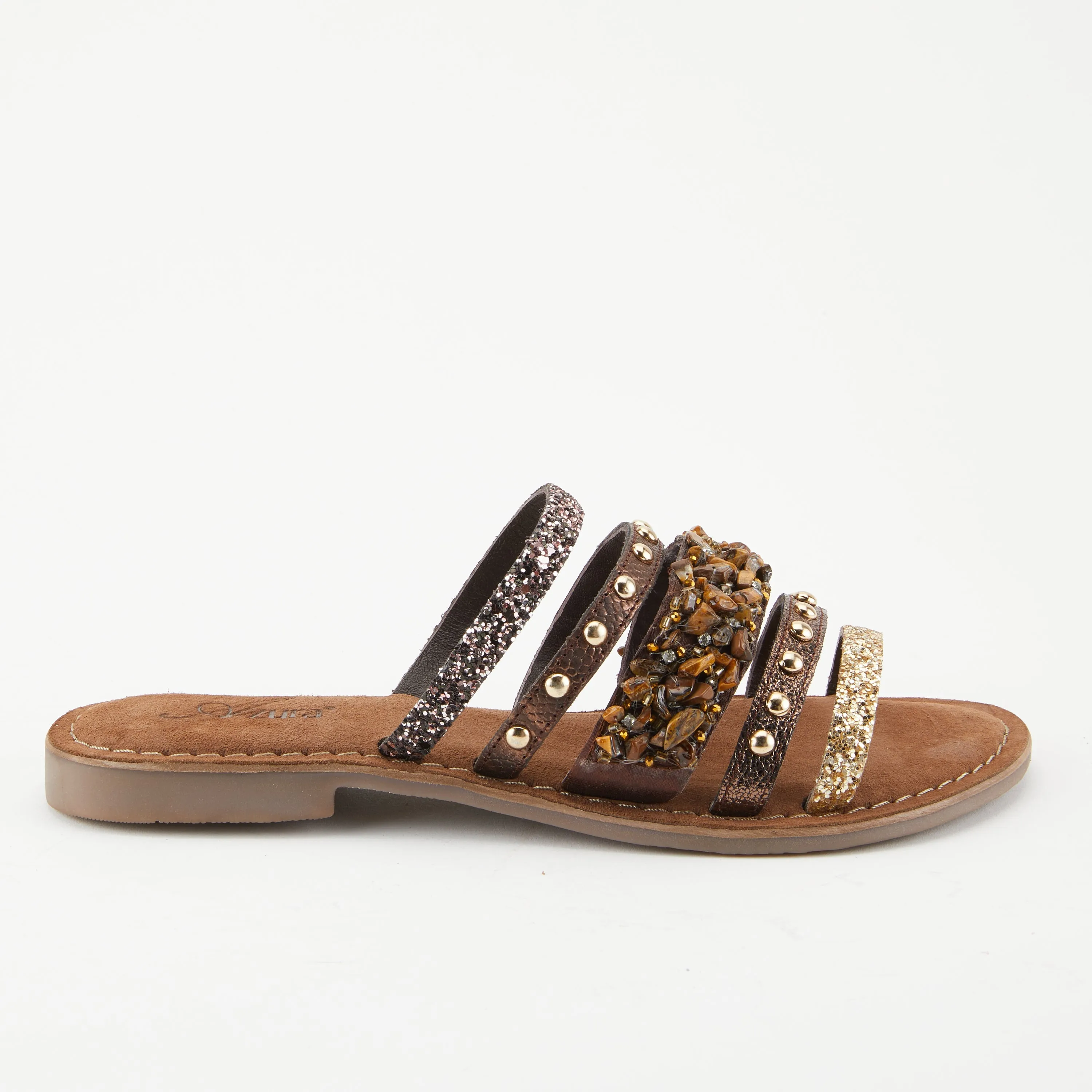 Spring Step Shoes Azura Minerals Sandal Women’s Leather Slide