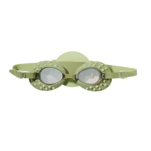 SUNNYLIFE Kids Swim Goggles Cookie the Croc Khaki