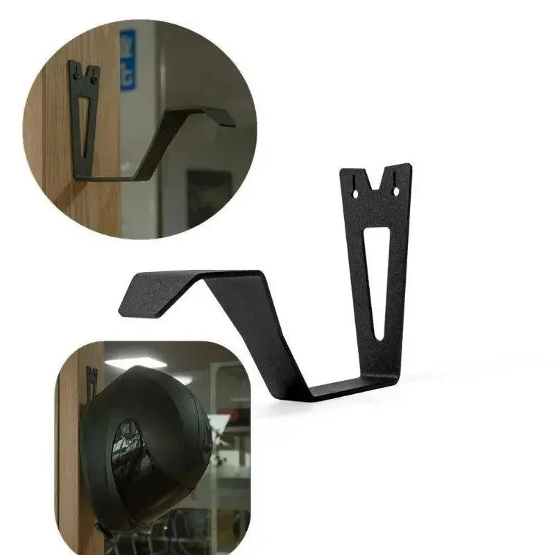 Support de casque moto murale