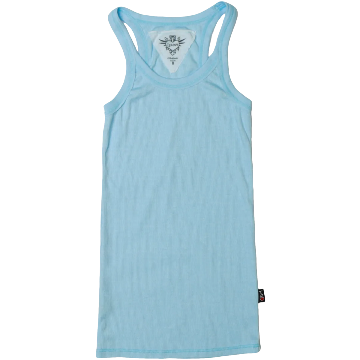 T2Love- Powder Blue Heather Tank