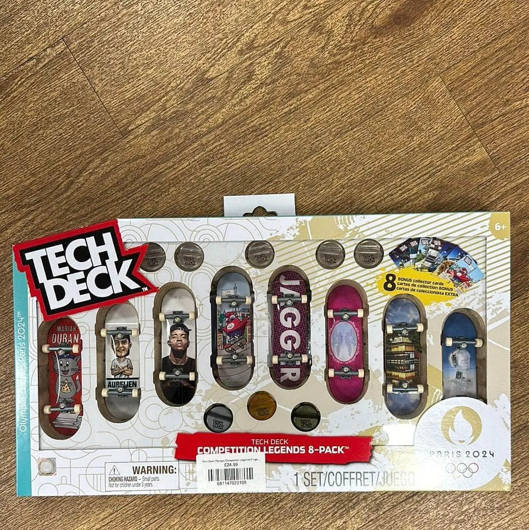 Tech Deck Olympic Competition Legends Finger Board 8-Pack