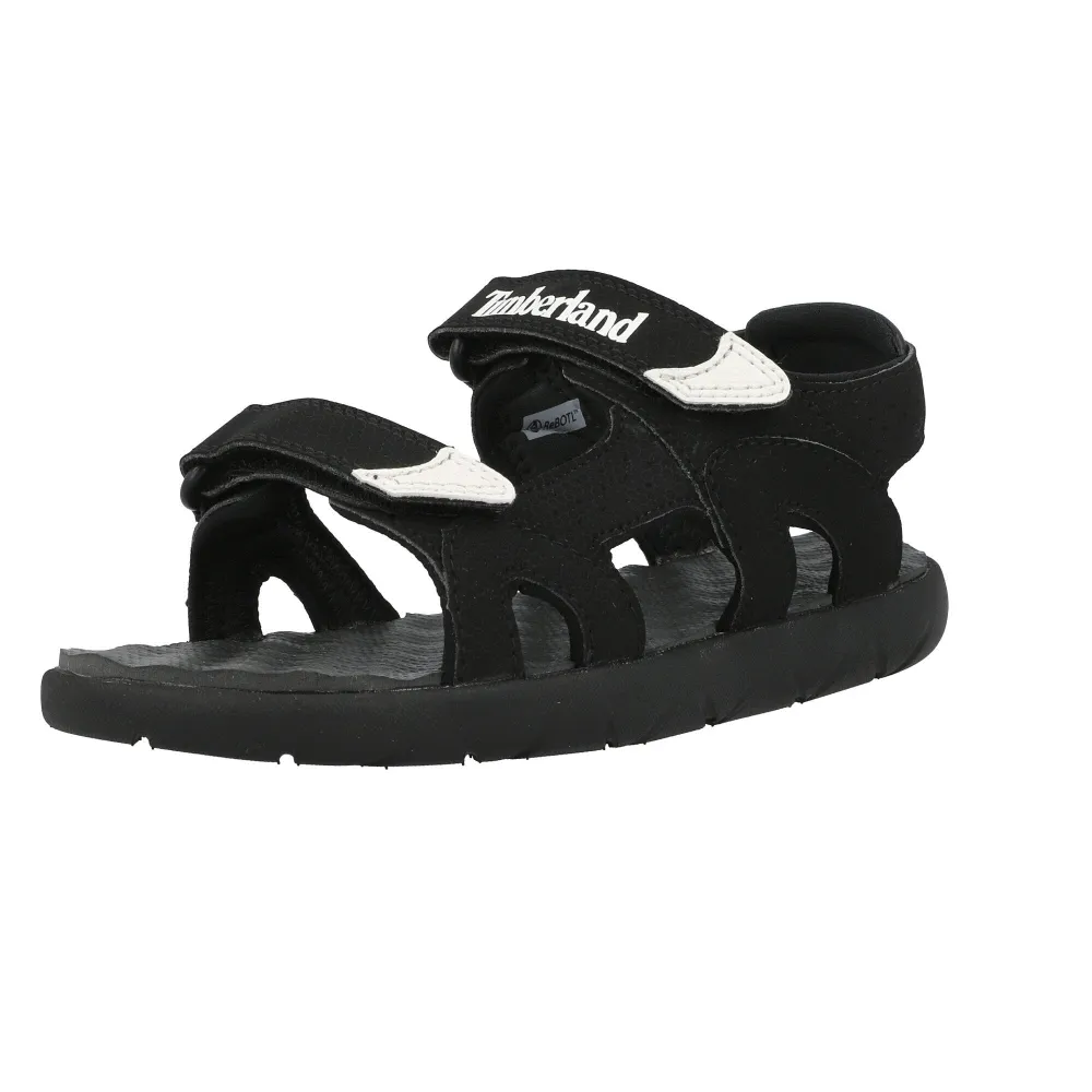 Timberland Perkins Row 2 Strap Black Kids Sandals