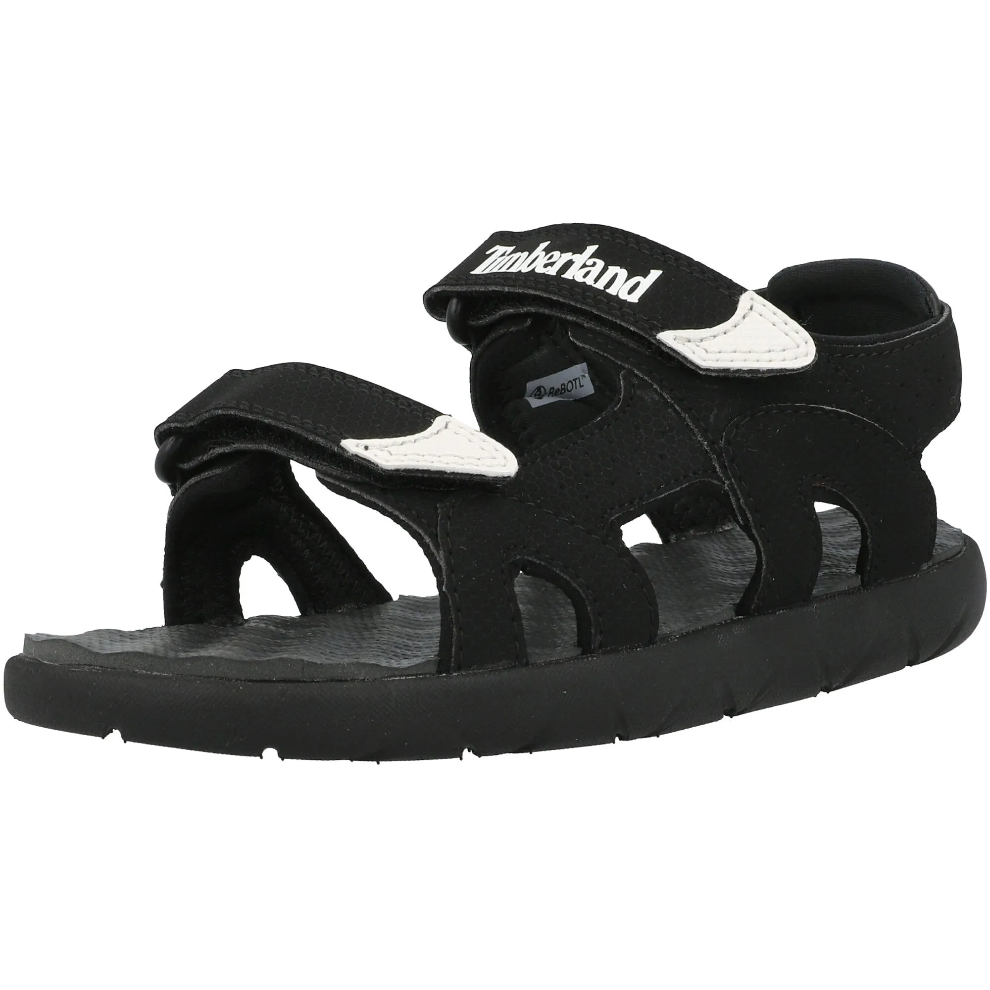 Timberland Perkins Row 2 Strap Black Kids Sandals