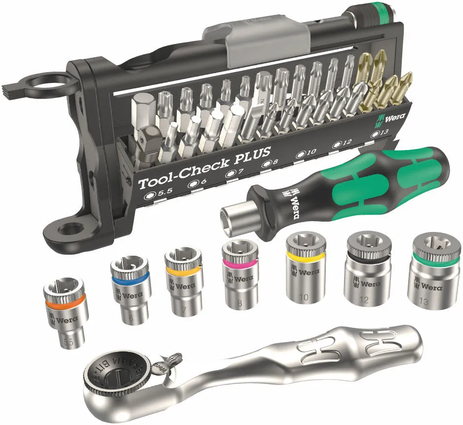 TOOL CHECK PLUS 39 PCS SET with Kneeling pad Limited edition!!! (WERA)