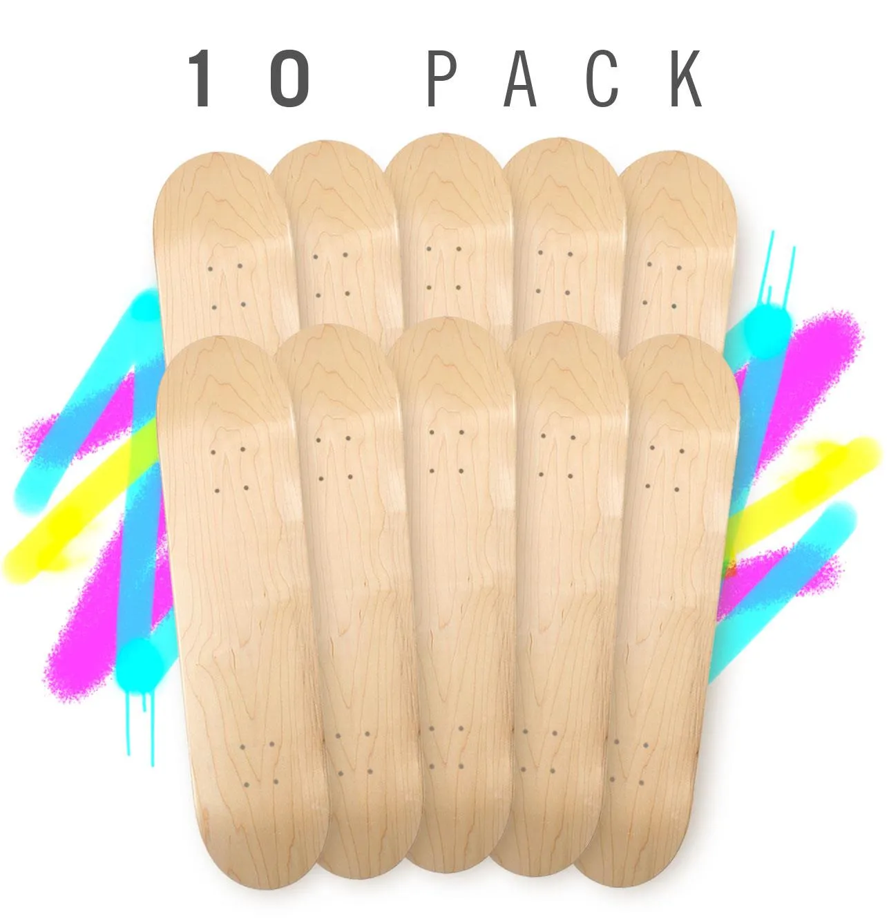Venom Unvarnished Art Skateboard Decks Pack - Great for Art/Drawing on