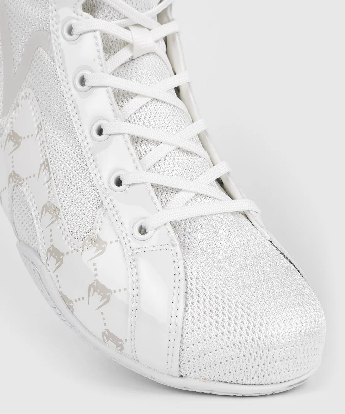 Venum Elite Evo Monogram Boxing Shoes - White