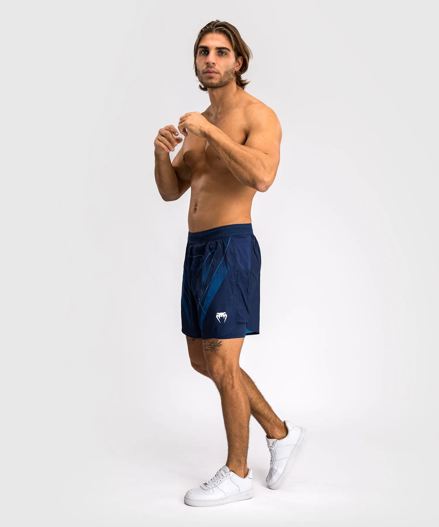 Venum x Top Rank Original Herren Trainingsshorts - Marineblau