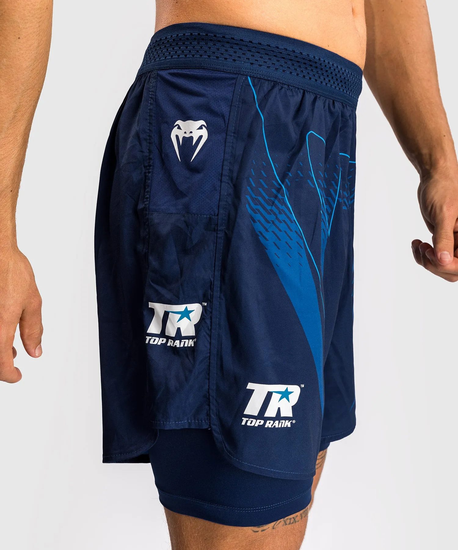 Venum x Top Rank Original Herren Trainingsshorts - Marineblau