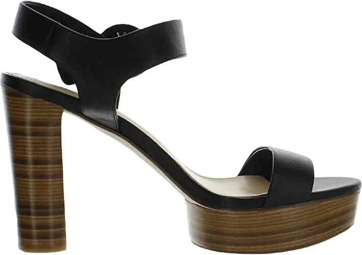 VIA SPIGA womens V-ira City Sandal, Black, 10 US