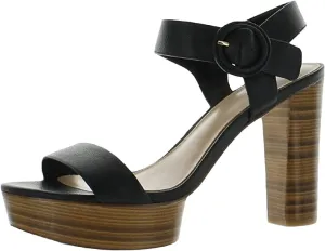VIA SPIGA womens V-ira City Sandal, Black, 7 US