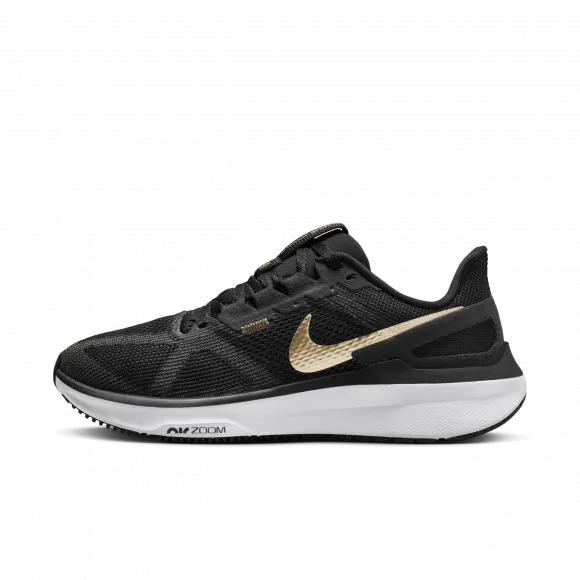 W Nike Air Zoom Structure 25 (Blk/Gold)