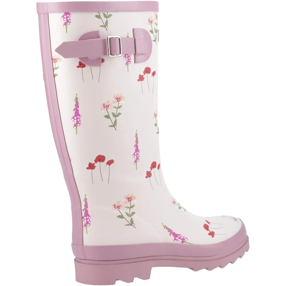 Wildflower Tall Wellingtons Pink