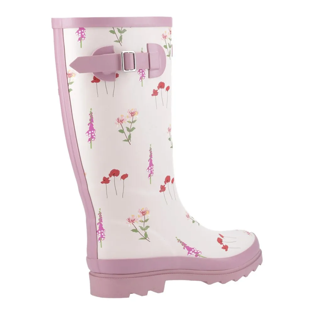 Wildflower Tall Wellingtons Pink