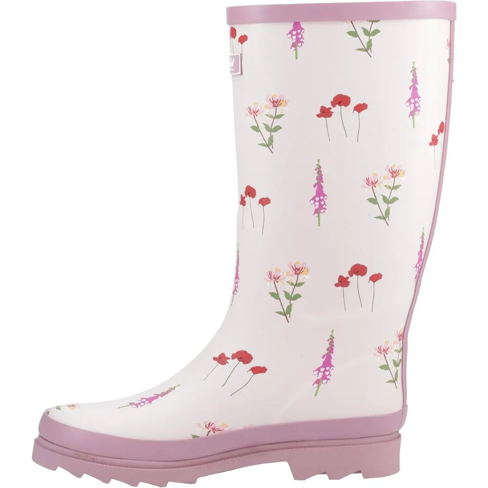 Wildflower Tall Wellingtons Pink